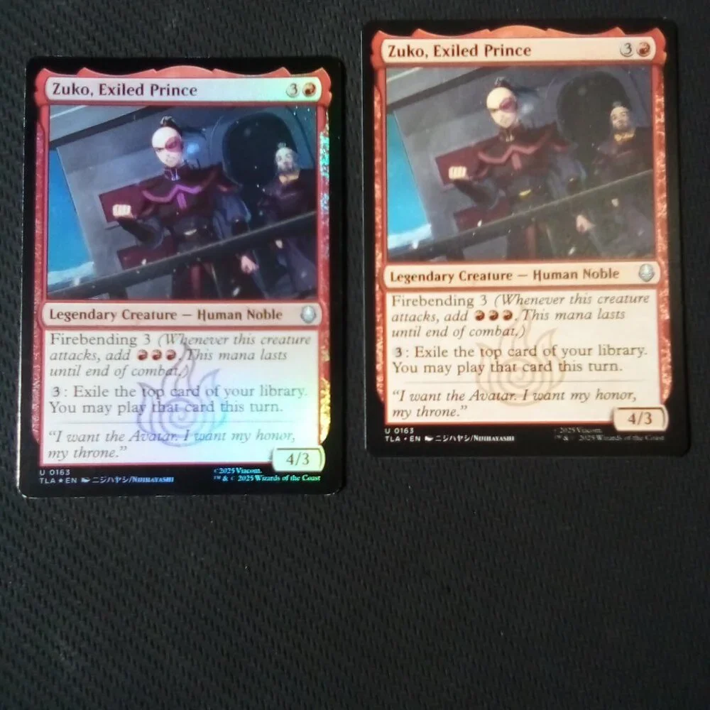 16x Magic The Gathering Avatar The Last Airbender Cards ~ Zuko Theme Deck Lot
